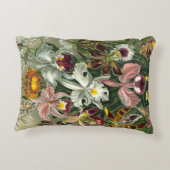 エルンストヘッケルオーランズ、ヴィンテージ熱帯雨林の花 アクセントクッション (裏面)