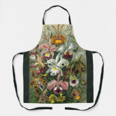 エルンストヘッケルオーランズ、ヴィンテージ熱帯雨林の花 エプロン (正面)