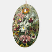 エルンストヘッケルオーランズ、ヴィンテージ熱帯雨林の花 セラミックオーナメント (左)