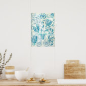 エルンストヘッケルクテノフォレクラゲ ポスター (キッチン)