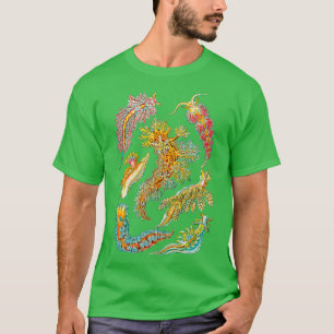 エルンストヘッケルヌディブランチシースラグ Tシャツ