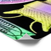 エルンストヘッケルレインボーディアトムズ ポスター (角)