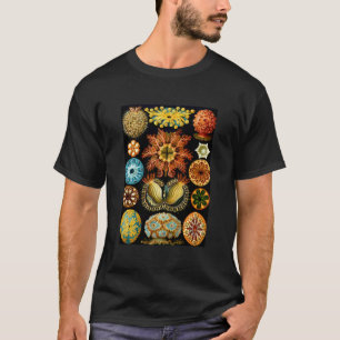 エルンストヘッケルヴィンテージ生物学的イラストレーションAsci Tシャツ