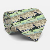 エルンストルートヴィッヒキルヒマウンテンレイクランドスケープアート ネクタイ (ロール)