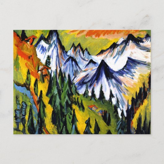 エルンスト・キルヒナー – ベルギプフェル ポストカード (正面)