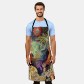 エルンスト・ハエッケル海アネモネス海:Actiniae エプロン (着用した状態)