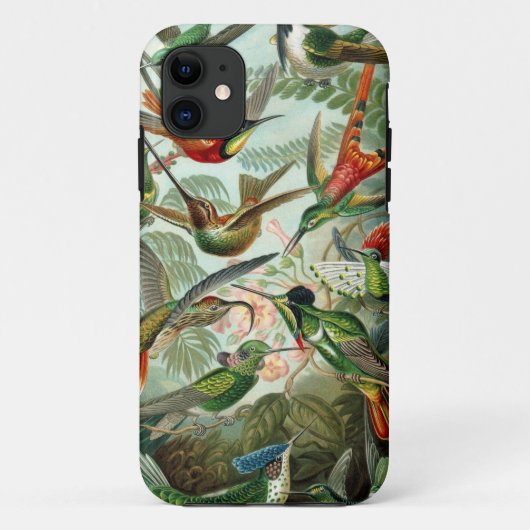 エルンスト・ヘッケルによるアメージングハチドリの画像 Case-Mate iPhoneケース (裏面)