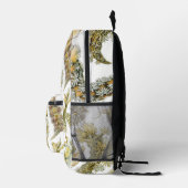 エルンスト・ヘッケルによるウミウシ、ビンテージのヌディブランキア プリントバックパック (右)