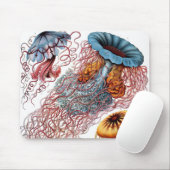 エルンスト・ヘッケルによるクラゲの古いイラスト、Discomedusae マウスパッド (マウス)