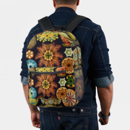 エルンスト・ヘッケルによるホヤ（Ascidiae）、ビンテージの海洋動物 プリントバックパック