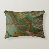 エルンスト・ヘッケルによる古生物学的環形動物 チャエトポダ アクセントクッション (正面)