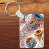 エルンスト・ヘッケルによる『Discomedusae』、ビンテージのクラゲ キーホルダー (正面)