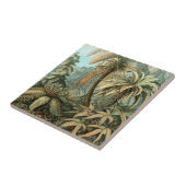 エルンスト・ヘッケルによるFilicinae、ヴィンテージのキノコ植物 タイル (側面)