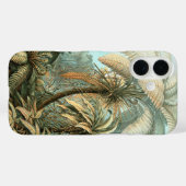 エルンスト・ヘッケルによるFilicinae、ヴィンテージのキノコ植物 Case-Mate iPhoneケース (裏面 (横))