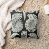 エルンスト・ヘッケルのアンモナイト クッション (ブランケット)