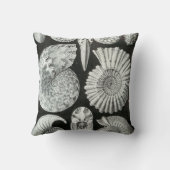 エルンスト・ヘッケルのアンモナイト クッション (裏面)