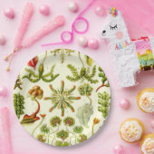 エルンスト・ヘッケルのゼニゴケ類 ペーパープレート (パーティー)