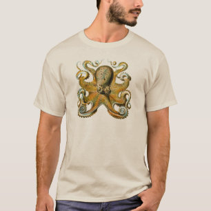 エルンスト・ヘッケルのタコ Tシャツ