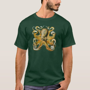 エルンスト・ヘッケルのタコ Tシャツ