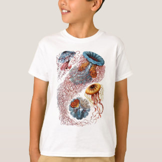 エルンスト・ヘッケルのディスコMedusae Tシャツ