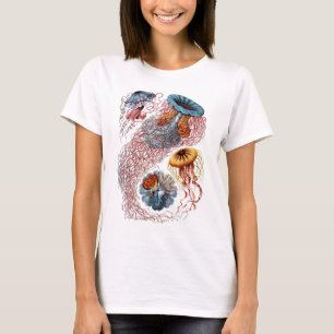 エルンスト・ヘッケルのディスコMedusae Tシャツ