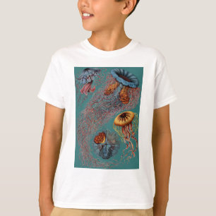 エルンスト・ヘッケルのディスコMedusae Tシャツ