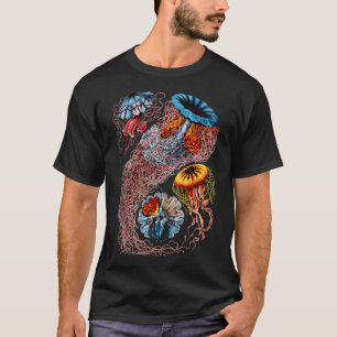 エルンスト・ヘッケルのビンテージクラゲ Tシャツ