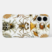 エルンスト・ヘッケルのヴィンテージクモまたはアラクニド Case-Mate iPhoneケース (裏面 (横))