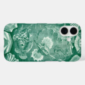 エルンスト・ヘッケルの古生物テレオステイの貝殻と魚 Case-Mate iPhoneケース (裏面 (横))