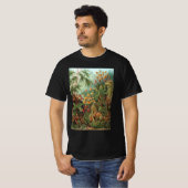 エルンスト・ヘッケルの古生物学的コケ植物 Tシャツ (正面フル)