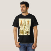 エルンスト・ヘッケルの古風なタコ・イカ・Gamochonia Tシャツ (正面フル)