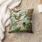 エルンスト・ヘッケルの芸術のプリント: Trochilidae クッション (ブランケット)