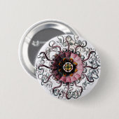 エルンスト・ヘッケルのPeromedusae 缶バッジ (正面&裏面)