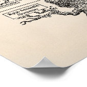 エルンスト・ヘッケルツリー・オブ・ライフ・ピーディグリー・オブ・マン・エヴォルティ ポスター (角)