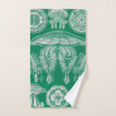 エルンスト・ヘッケル氏、Discomedusae、クラゲ バスタオルセット (ハンドタオル)