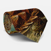 エルンスト・ヘッケル著ウミガメ ネクタイ (ロール)