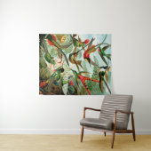 エルンスト・ヘッケル著ハチドリ タペストリー (インサイチュ(横))