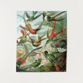 エルンスト・ヘッケル著ハチドリ タペストリー (正面)