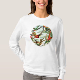 エルンスト・ヘッケル著ハチドリ(2) Tシャツ