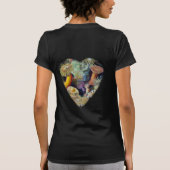 エルンスト・ヘッケル著自然の芸術 Tシャツ (裏面)
