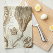 エルンスト・ヘッケルCrinoideaの羽星 キッチンタオル (四つ折り)