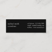 エルンスト・ヘッケルDiatomea スキニー名刺 (裏面)