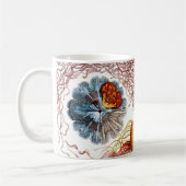 エルンスト・ヘッケルDiscomedusaeのくらげ コーヒーマグカップ (左)