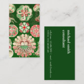 エルンスト・ヘッケルDiscomedusae (Aurelia) 名刺 (正面/裏面)