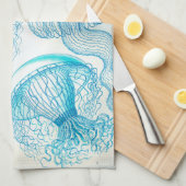 エルンスト・ヘッケルLeptomedusaeのくらげ キッチンタオル (四つ折り)