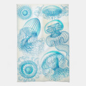 エルンスト・ヘッケルLeptomedusaeのくらげ キッチンタオル (縦)