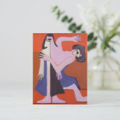 エルンスト・ルートヴィヒ・カーチナー – マスクダンス ポストカード (スタンド正面)