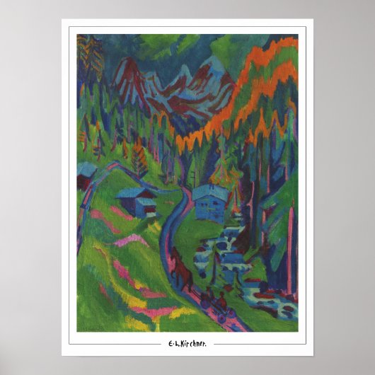 エルンスト・ルートヴィヒ・キルヒナー・ゼディング・アート・ポスター#497 ポスター (正面)