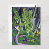 エルンスト・ルートヴィヒ・キルヒナー – マウンテンフォレスト ポストカード (正面/裏面)