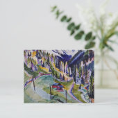 エルンスト・ルートヴィヒ・キルヒナー – マウンテンランドスケープ ポストカード (スタンド正面)